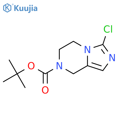 Tert-Butyl 3-chloro-5,6-dihydroimidazo[1,5-a]pyrazine-7(8H)-carboxylate structure