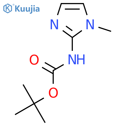 tert-Butyl (1-methyl-1H-imidazol-2-yl)carbamate structure