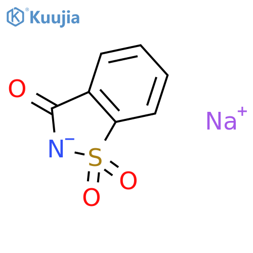 Saccharin sodium structure