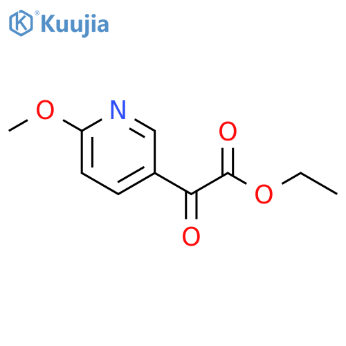 Ethyl 2-(6-Methoxy-3-pyridyl)-2-oxoacetate structure