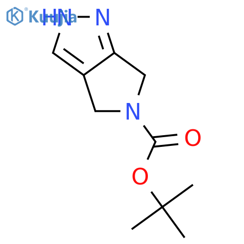 tert-butyl 4,6-dihydro-2H-pyrrolo[3,4-c]pyrazole-5-carboxylate structure