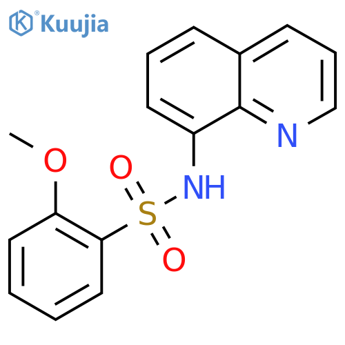 2-methoxy-N-(quinolin-8-yl)benzene-1-sulfonamide structure