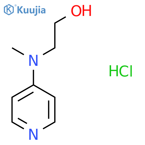 2-[Methyl(pyridin-4-yl)amino]ethan-1-ol hydrochloride structure