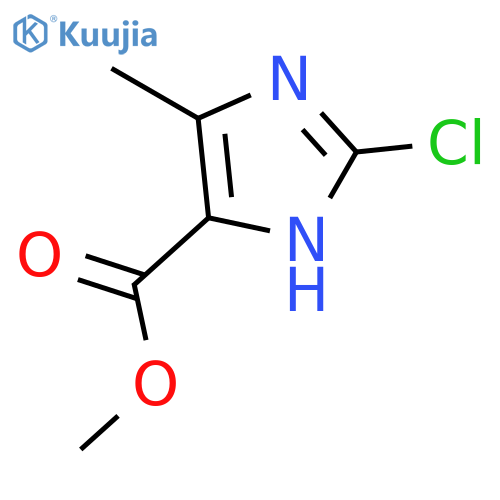2-chloro-4-methyl-1H-Imidazole-5-carboxylic acid methyl ester structure