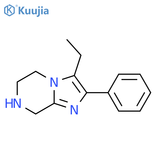 3-ethyl-2-phenyl-5H,6H,7H,8H-imidazo[1,2-a]pyrazine structure