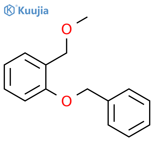 Benzene, 1-(methoxymethyl)-2-(phenylmethoxy)- structure
