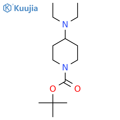 Tert-butyl 4-(diethylamino)piperidine-1-carboxylate structure