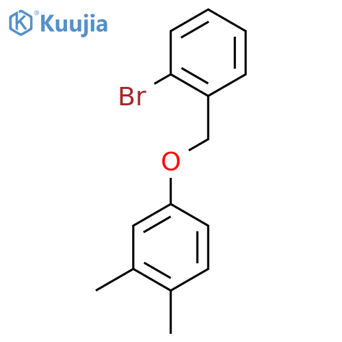 2-Bromobenzyl-(3,4-dimethylphenyl)ether structure