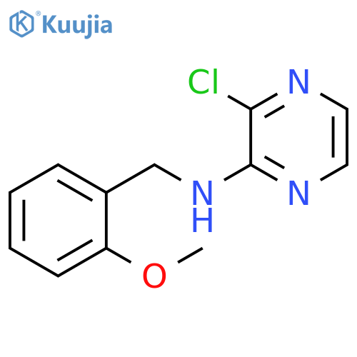 3-Chloro-n-[(2-methoxyphenyl)methyl]pyrazin-2-amine structure