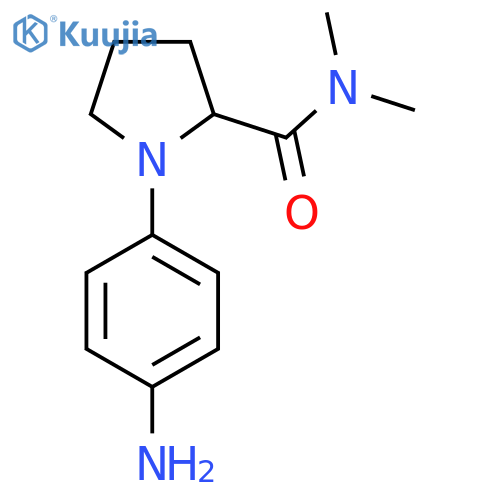 1-(4-Amino-phenyl)-pyrrolidine-2-carboxylic acid dimethylamide structure