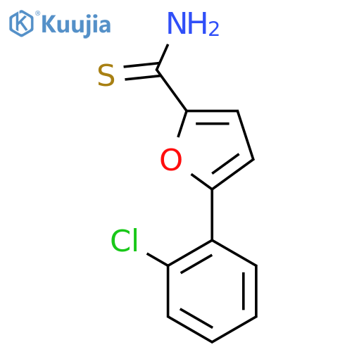 5-(2-Chloro-phenyl)-furan-2-carbothioic acid amide structure