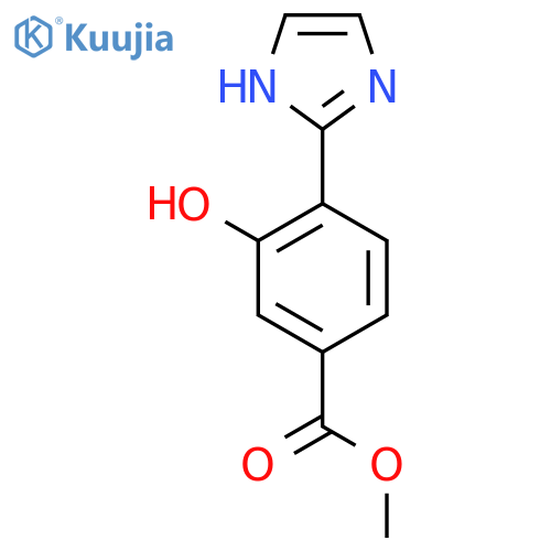 Methyl 3-hydroxy-4-(1H-imidazol-2-YL)benzoate structure