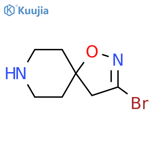 1-Oxa-2,8-diazaspiro[4.5]dec-2-ene, 3-bromo- structure