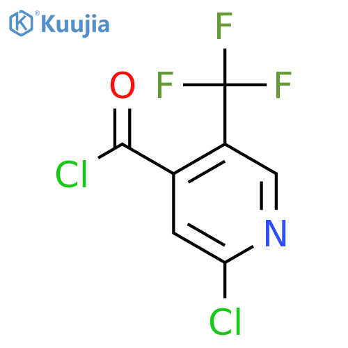 2-Chloro-5-(trifluoromethyl)isonicotinoyl chloride structure