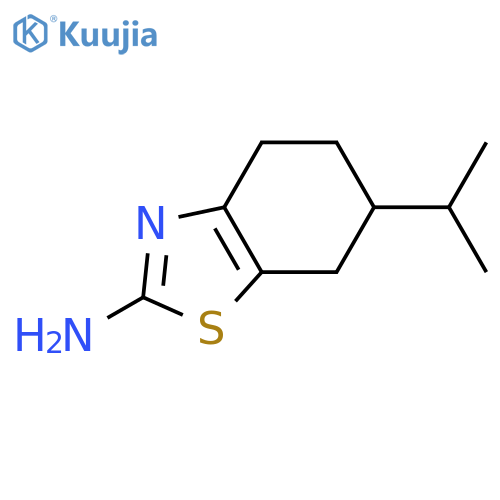 6-(Propan-2-yl)-4,5,6,7-tetrahydro-1,3-benzothiazol-2-amine structure
