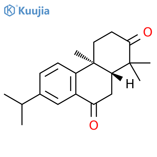2,9(1H,3H)-Phenanthrenedione,4,4a,10,10a-tetrahydro-1,1,4a-trimethyl-7-(1-methylethyl)-, (4aS,10aR)- structure