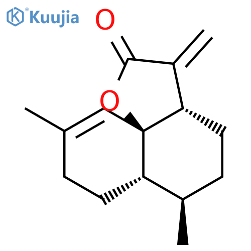 2H-Naphtho[8a,1-b]furan-2-one,3,3a,4,5,6,6a,7,8-octahydro-6,9-dimethyl-3-methylene-, (3aS,6R,6aS,10aS)- structure