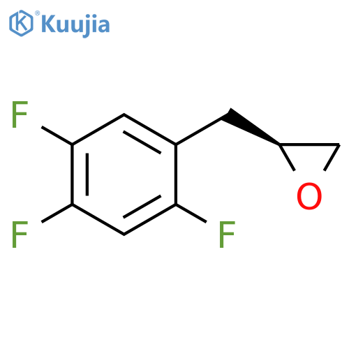 (2S)-2-(2,4,5-trifluorophenyl)methyloxirane structure