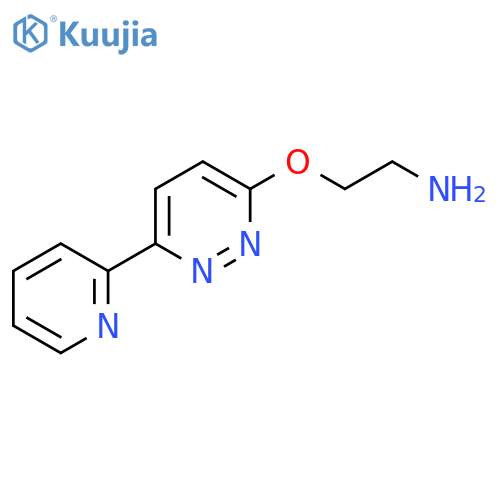 2-[6-(2-pyridyl)pyridazin-3-yl]oxyethanamine structure