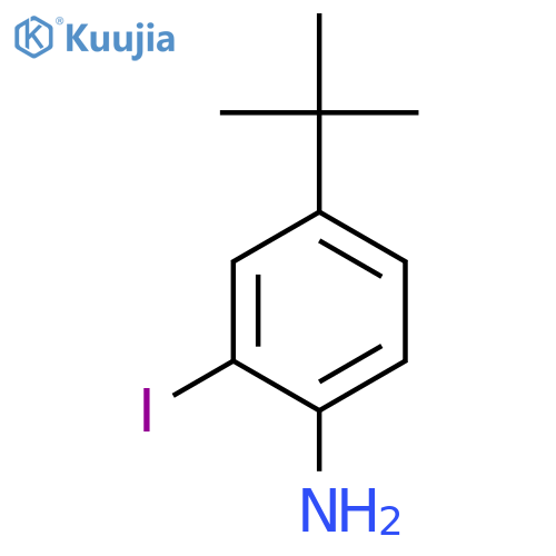 4-tert-Butyl-2-iodoaniline structure