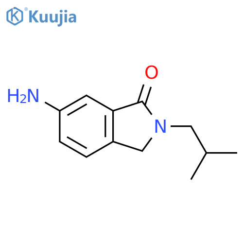 6-Amino-2-isobutylisoindolin-1-one structure