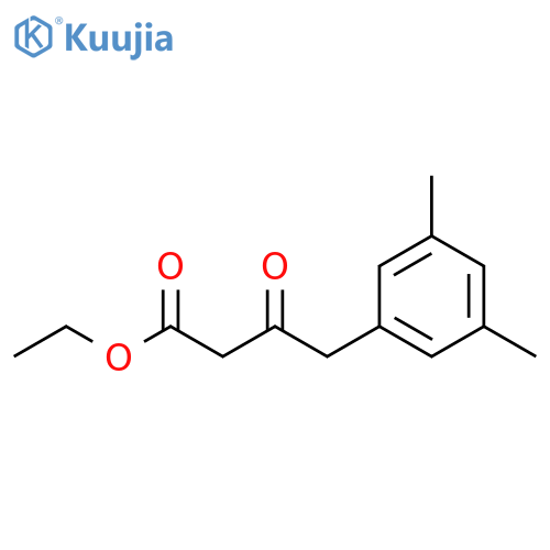 4-(3,5-DiMethyl-phenyl)-3-oxo-butyric acid ethyl ester structure