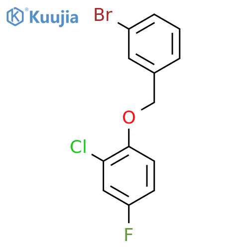 3-Bromobenzyl-(2-chloro-4-fluorophenyl)ether structure