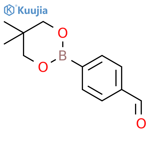 4-(5,5-Dimethyl-1,3,2-dioxaborinan-2-yl)benzaldehyde structure
