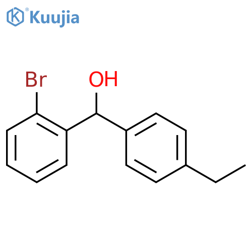 (2-bromophenyl)-(4-ethylphenyl)methanol structure