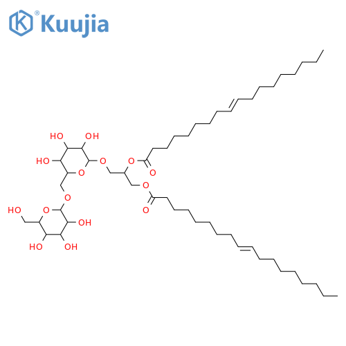 Glycerol 1,2-dialkanoates; Glycerol 1,2-di-(9Z-octadecenoate), 3-O-[α-D-Galactopyranosyl-(1→6)-β-D-galactopyranoside] structure