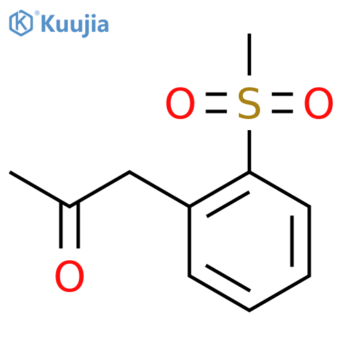1-(2-methanesulfonylphenyl)propan-2-one structure