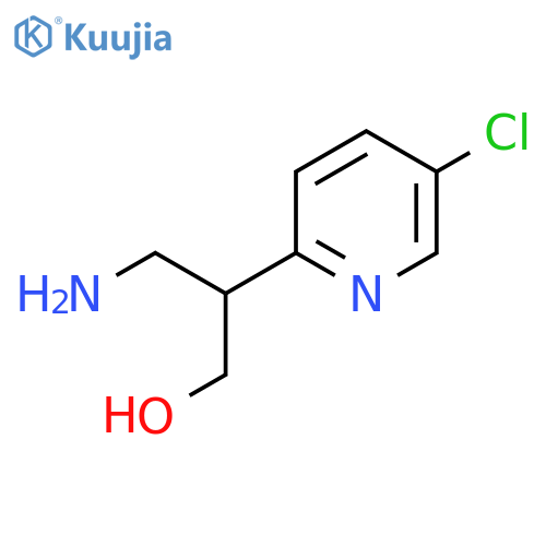 3-amino-2-(5-chloropyridin-2-yl)propan-1-ol structure