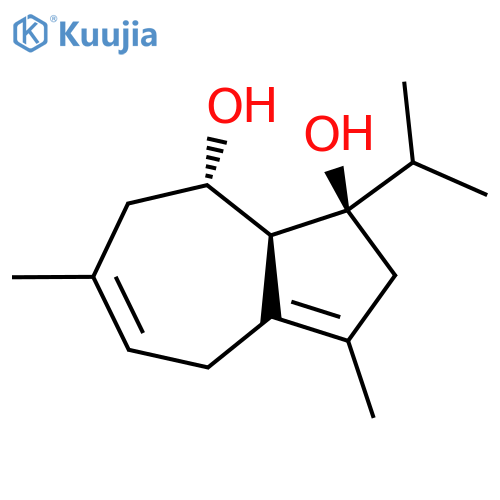 (1R)-1,2,4,7,8,8aα-Hexahydro-1-isopropyl-3,6-dimethylazulene-1β,8α-diol structure