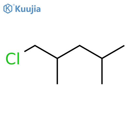 1-Chloro-2,4-dimethylpentane structure