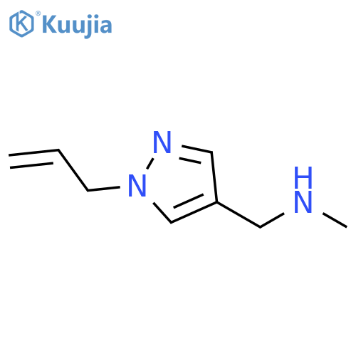 methyl({[1-(prop-2-en-1-yl)-1H-pyrazol-4-yl]methyl})amine structure
