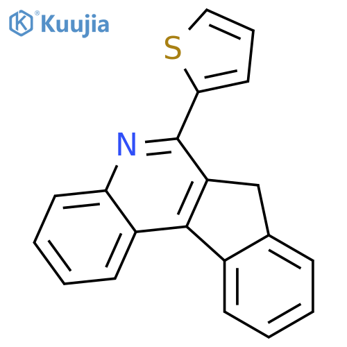 7H-Indeno[2,1-c]quinoline,6-(2-thienyl)- structure