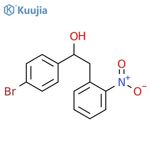 1-(4-Bromophenyl)-2-(2-nitrophenyl)ethanol structure