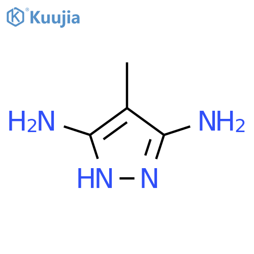 4-Methyl-1H-pyrazole-3,5-diamine structure