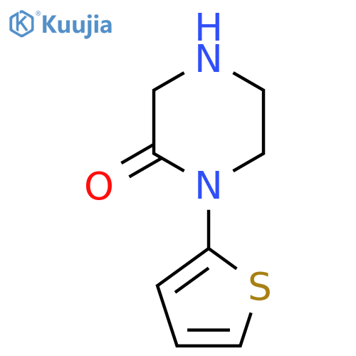 1-(Thiophen-2-yl)piperazin-2-one structure