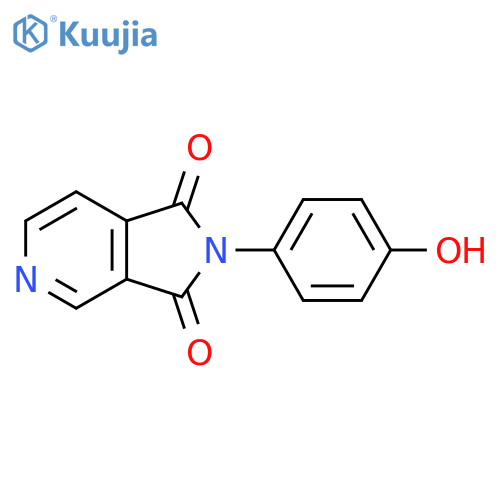 2-(4-Hydroxyphenyl)-1H-pyrrolo3,4-cpyridine-1,3(2H)-dione structure