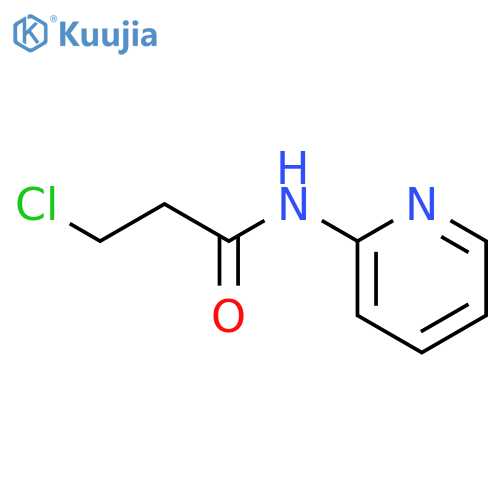 3-chloro-N-(pyridin-2-yl)propanamide structure