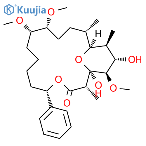 4,19-Dioxabicyclo[13.3.1]nonadecan-3-one, 1,17-dihydroxy-10,11,18-trimethoxy-2,14,16-trimethyl-5-phenyl-, (1R,2S,5S,10S,11R,14S,15S,16S,17S,18R)- structure