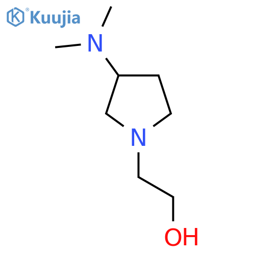 2-(3-Dimethylamino-pyrrolidin-1-yl)-ethanol structure