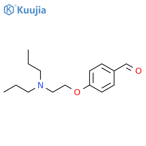 Benzaldehyde, 4-[2-(dipropylamino)ethoxy]- structure