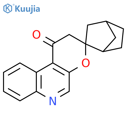 Spiro[bicyclo[2.2.1]heptane-2,3'-[3H]pyrano[2,3-c]quinolin]-1'(2'H)-one structure