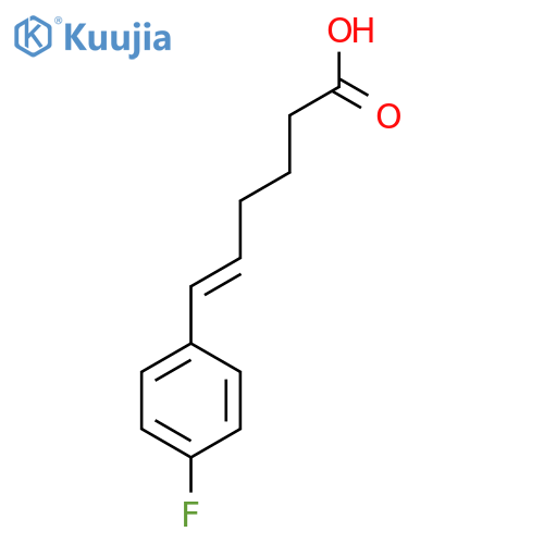 6-(4-fluorophenyl)hex-5-enoic acid structure