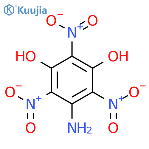 5-Amino-2,4,6-trinitrobenzene-1,3-diol structure