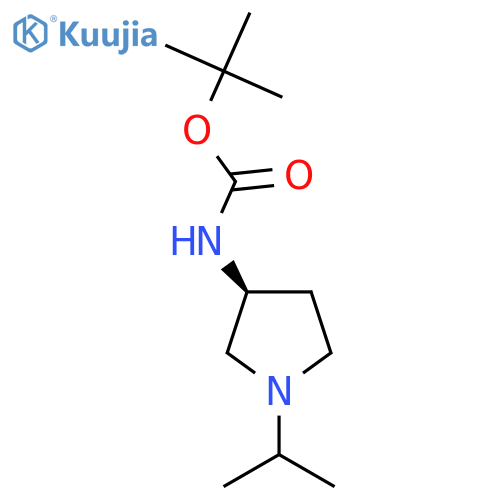 (S)-Tert-Butyl 1-isopropylpyrrolidin-3-ylcarbamate structure