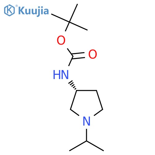 (R)-Tert-Butyl 1-isopropylpyrrolidin-3-ylcarbamate structure