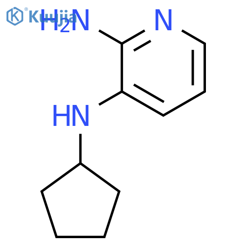 3-N-Cyclopentylpyridine-2,3-diamine structure